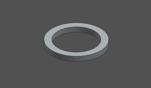 带轮子的滑板3D型号缩略图